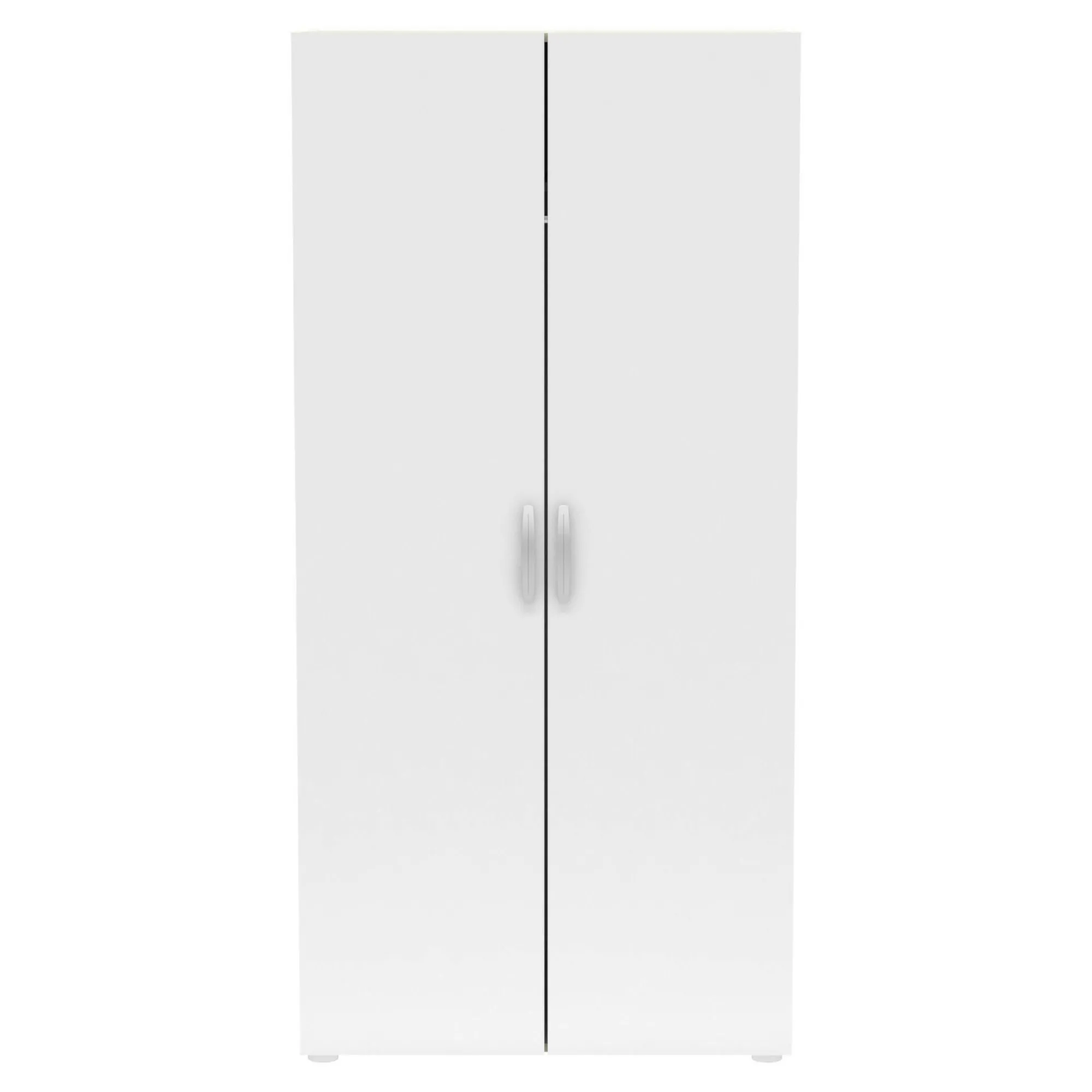 Guardaroba 2 ante Ockhi, 79x52 h166 cm, Rovere e Bianco opaco<Dmora Cheap