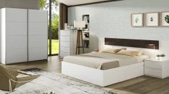 Guardaroba 2 ante Opi, 150x60h200 cm, Bianco<Dmora Outlet