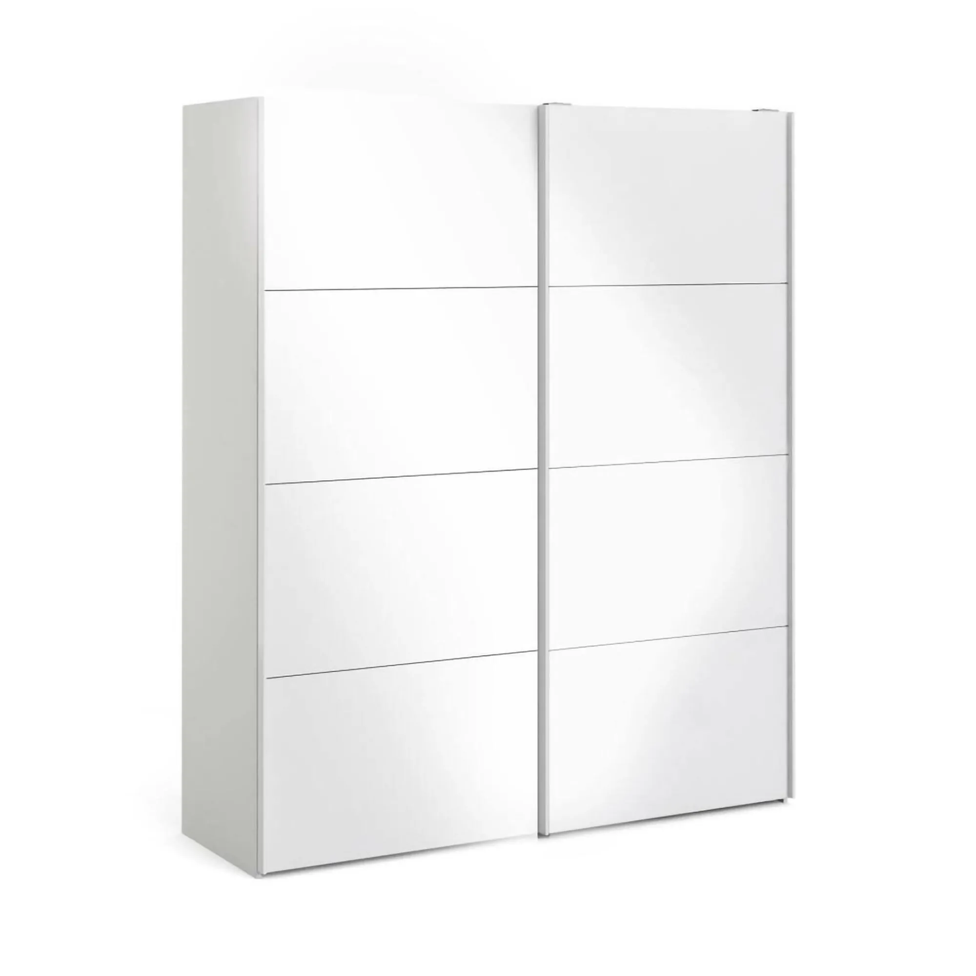 Guardaroba 2 ante Paeng, 61x182 h220 cm, Bianco<Dmora Cheap