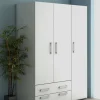 Guardaroba 3 ante Pama, 120x52h170 cm,<Dmora Clearance
