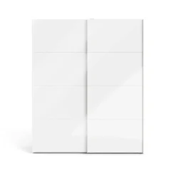 Guardaroba 2 ante Portlouis, 182x62 h220 cm, Bianco<Dmora Best