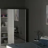 Guardaroba 2 ante Seraphine, 61x150 h200 cm, Bianco<Dmora Online