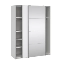 Guardaroba 2 ante Seraphine, 61x150 h200 cm, Bianco<Dmora Online