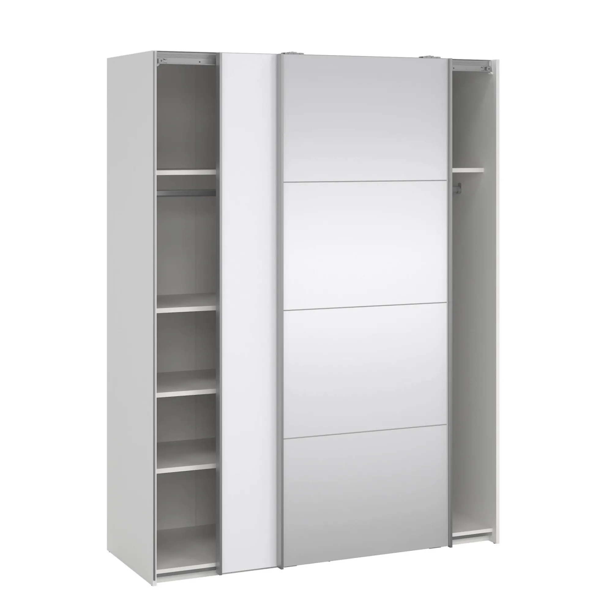 Guardaroba 2 ante Seraphine, 61x150 h200 cm, Bianco<Dmora Online