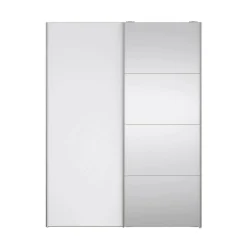 Guardaroba 2 ante Seraphine, 61x150 h200 cm, Bianco<Dmora Online