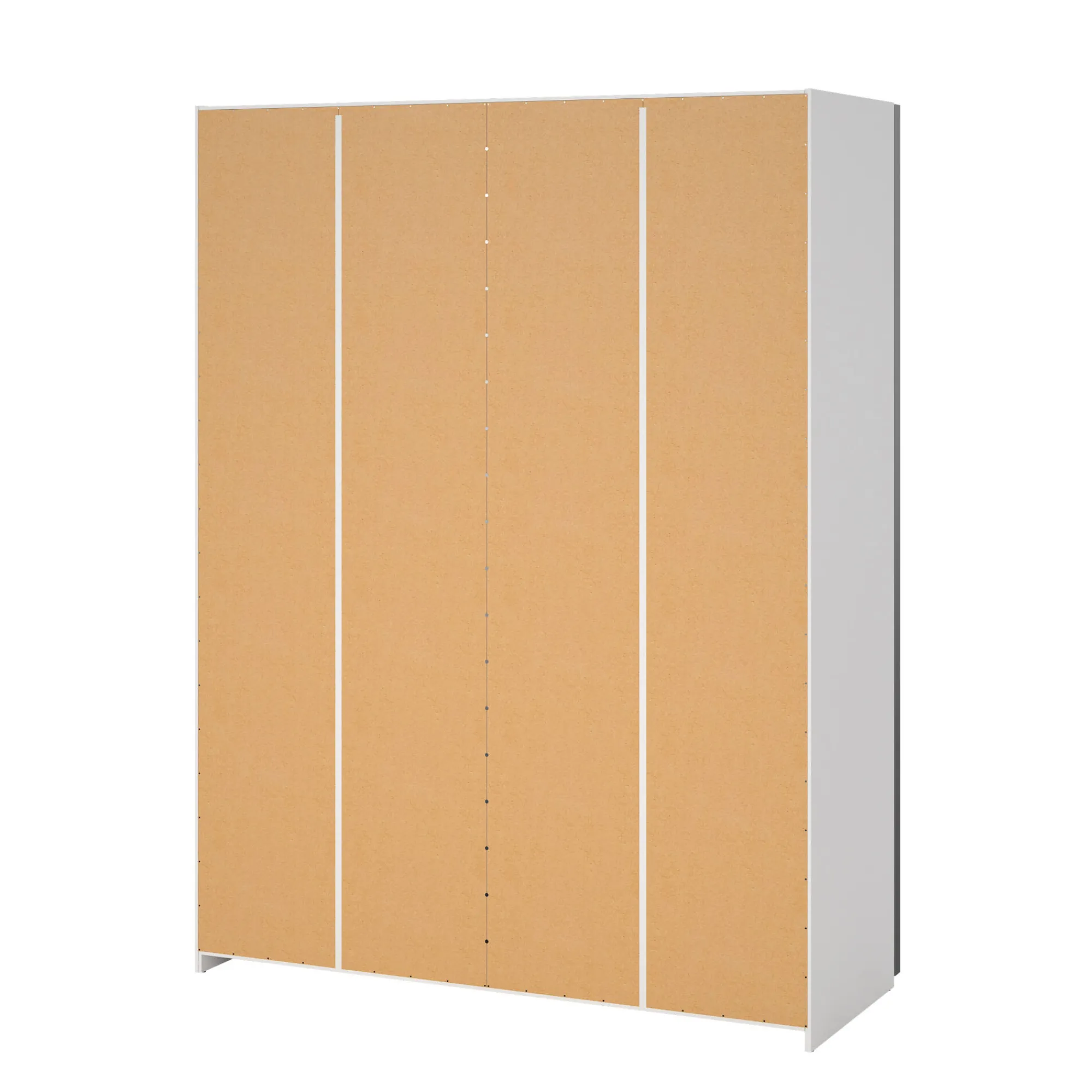 Guardaroba 2 ante Seraphine, 61x150 h200 cm, Bianco<Dmora Online