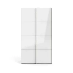 Guardaroba 2 ante Severin, 62x122 h220 cm, Bianco<Dmora New