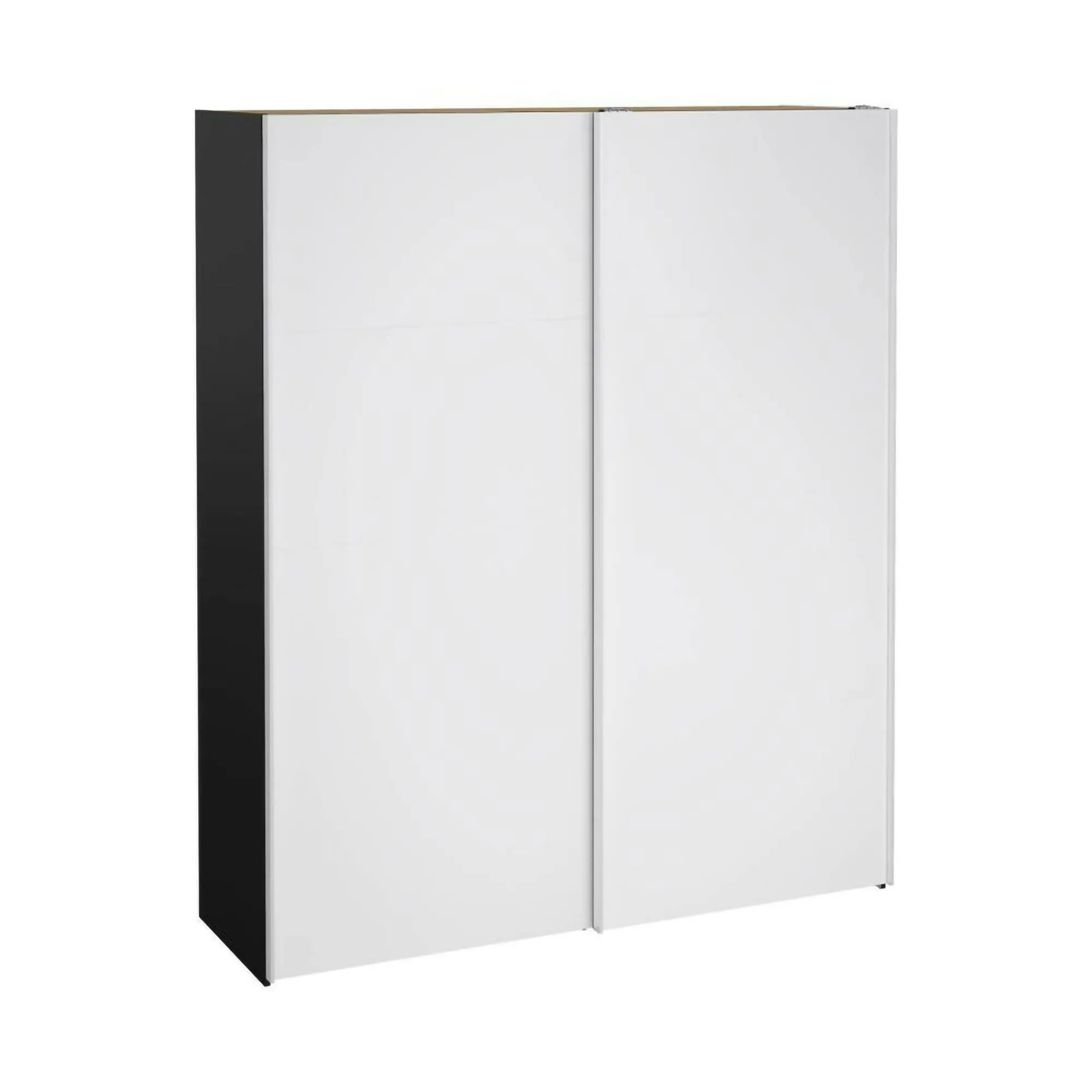 Guardaroba 2 ante Taxus, 61x182 h220 cm, Nero e Bianco<Dmora Best