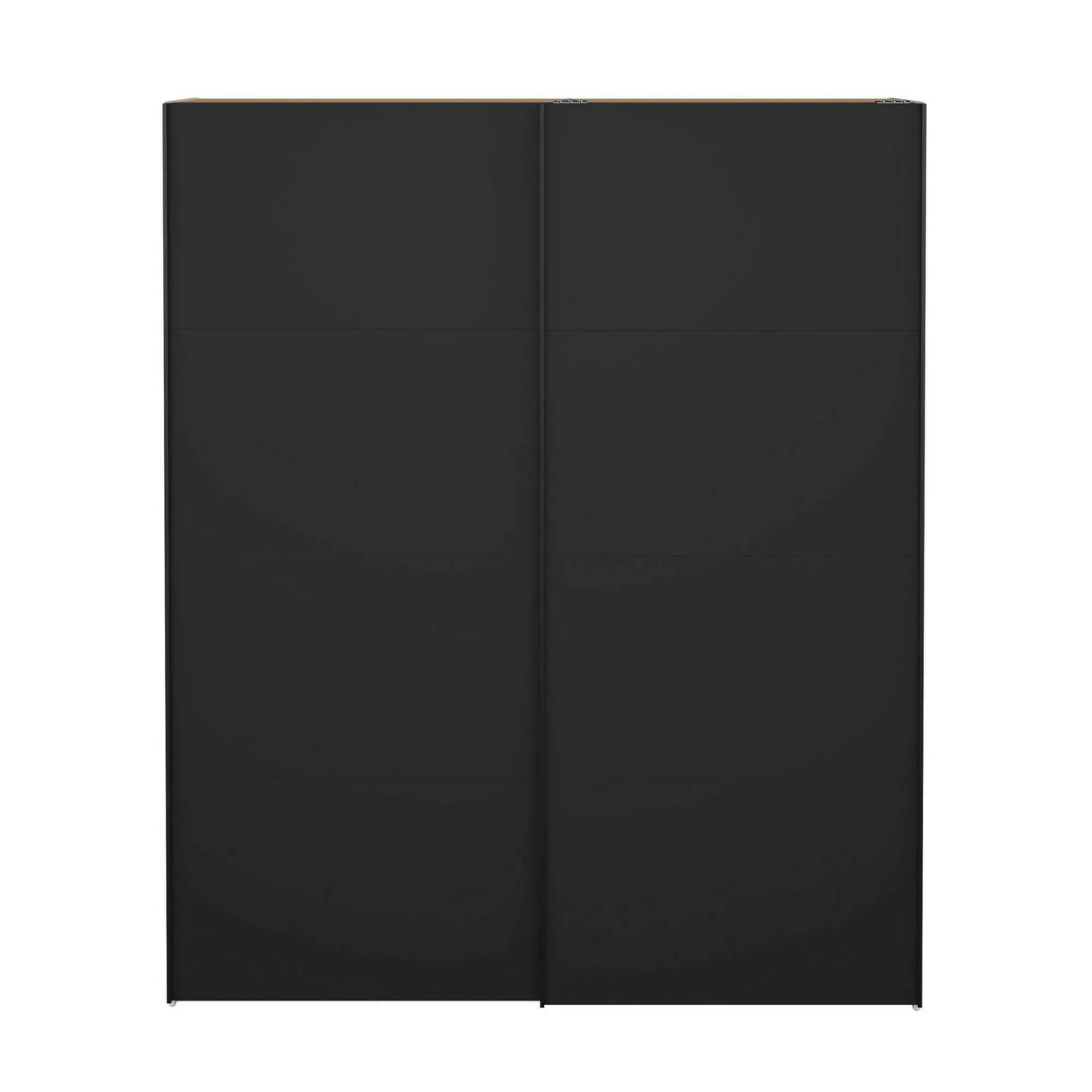 Guardaroba 2 ante Taxus, 61x182 h220 cm, Bianco e Nero<Dmora Online
