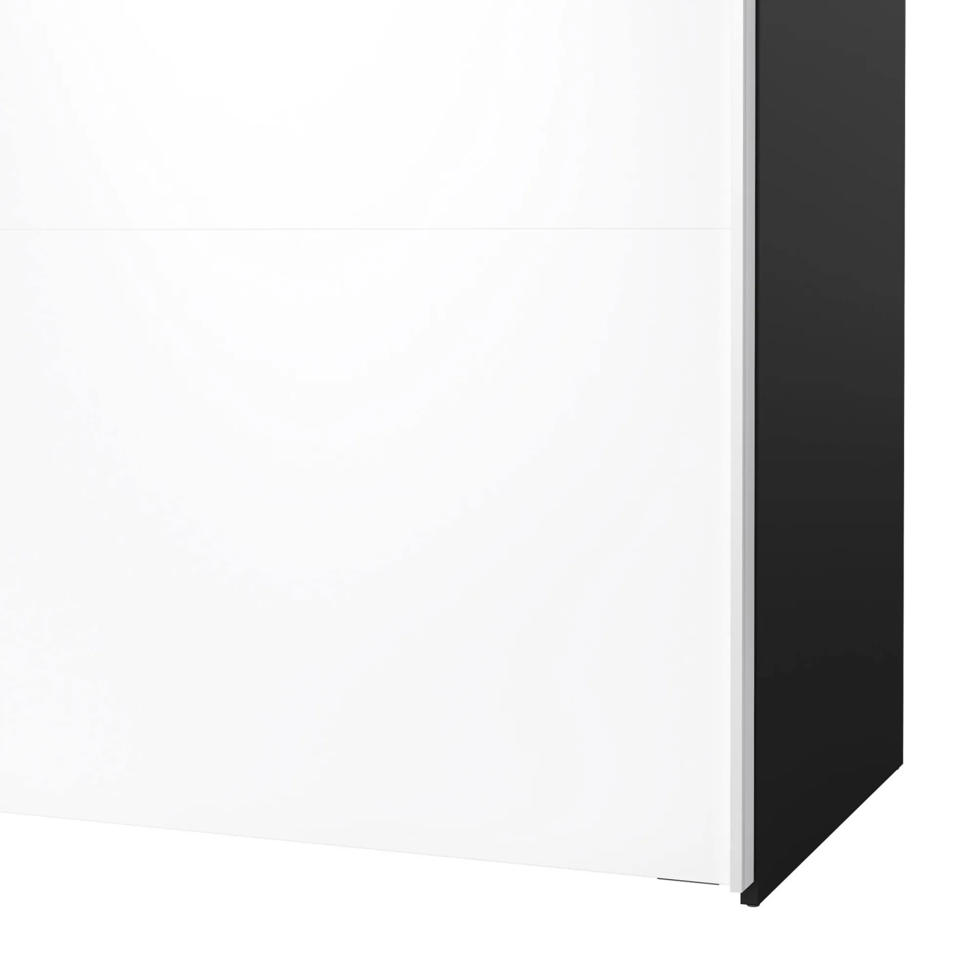 Guardaroba 2 ante Taxus, 61x182 h220 cm, Nero e Bianco<Dmora Best