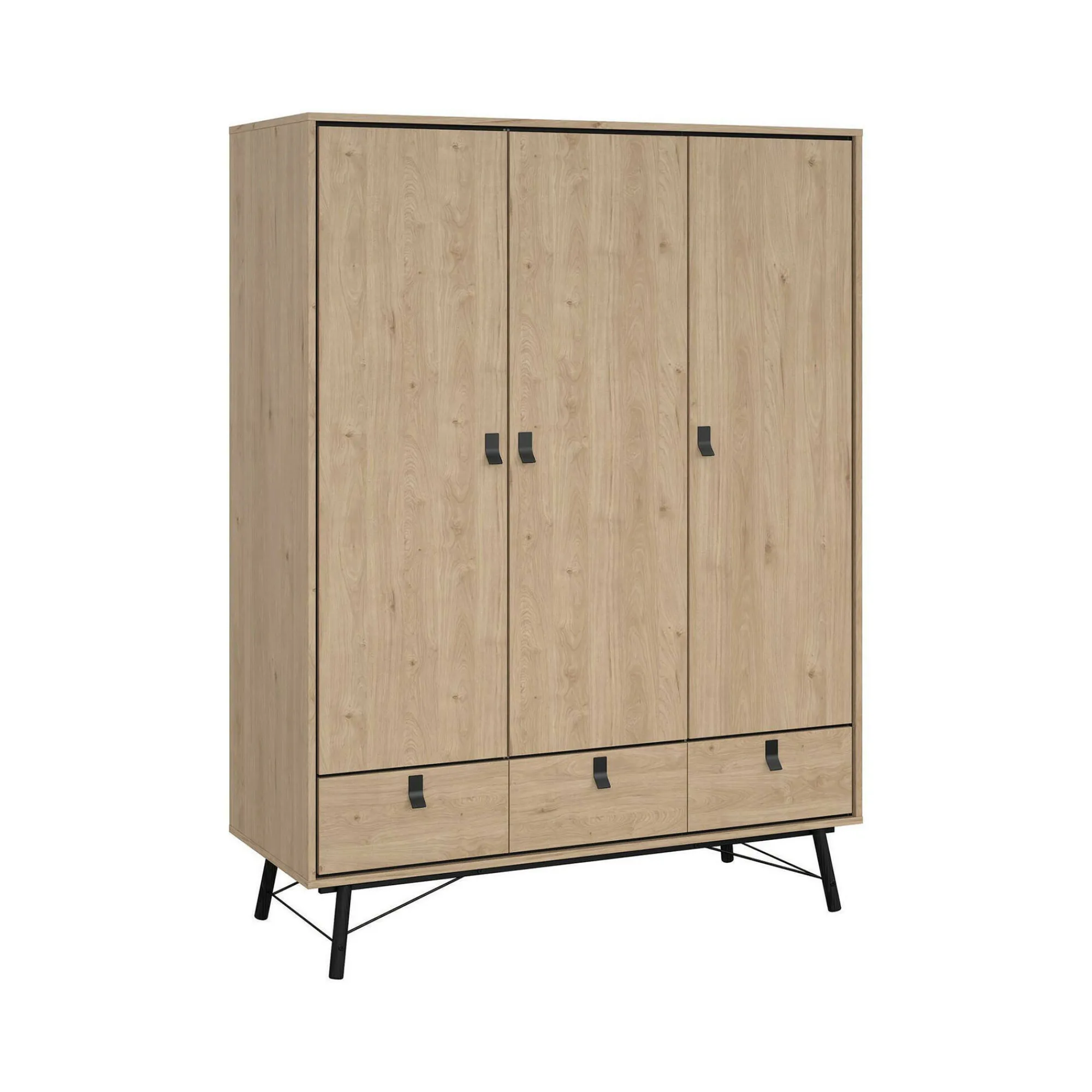 Guardaroba 3 ante Zerbo, 60x150 h200 cm,<Dmora Fashion