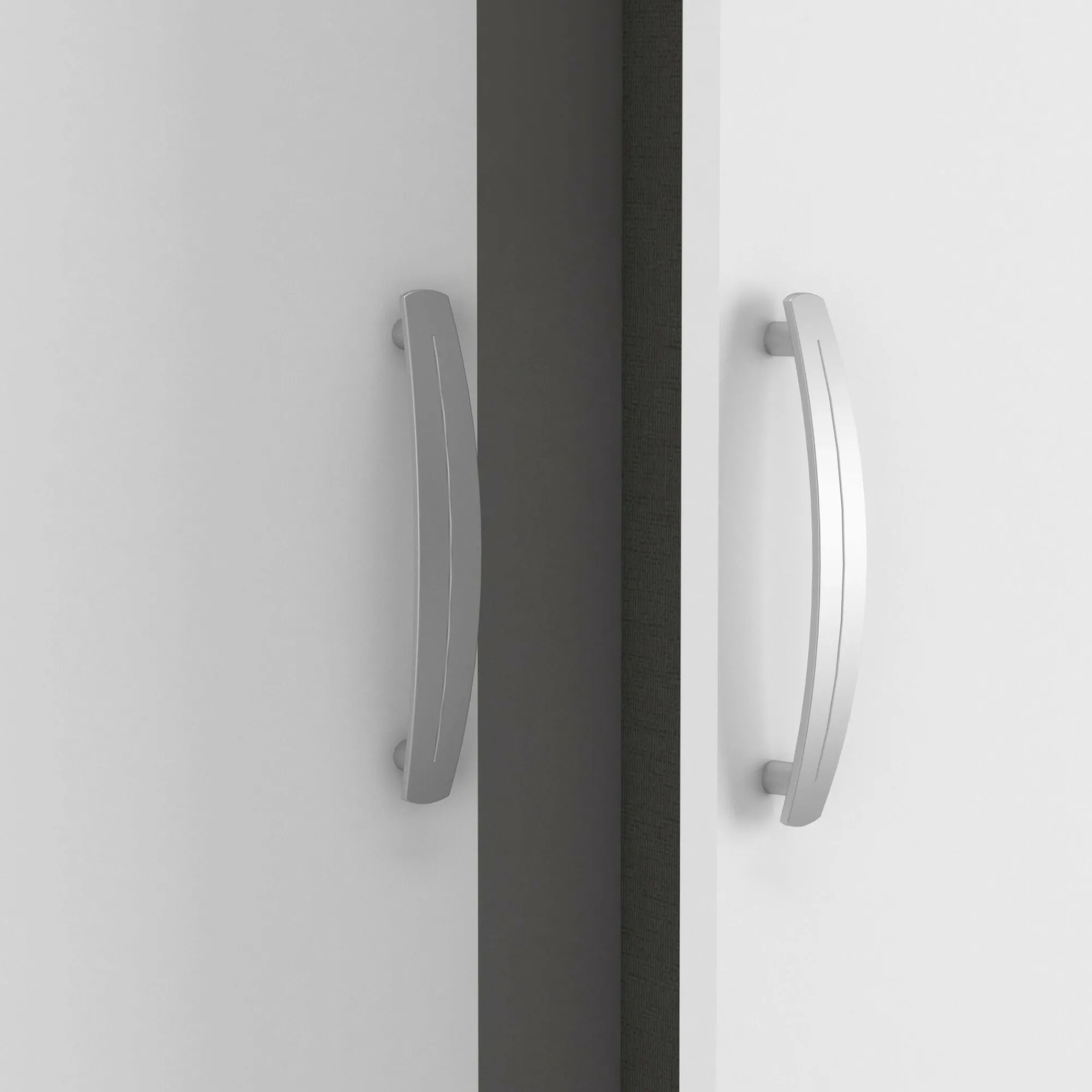 Guardaroba grande Dania, 119x51 h185 cm, Rovere e Bianco opaco<Dmora Store