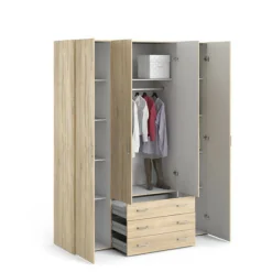 Guardaroba grande Dseren, 154x50 h200 cm,<Dmora Fashion