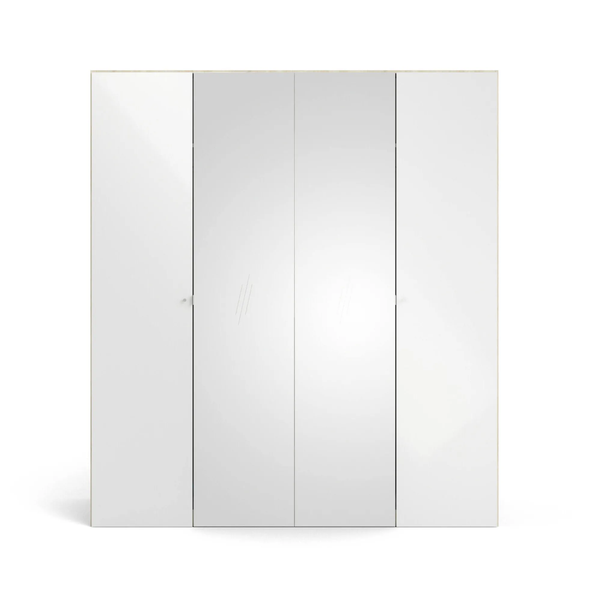 Guardaroba grande Keila, 196x60 h219 cm, Quercia e Bianco<Dmora Best
