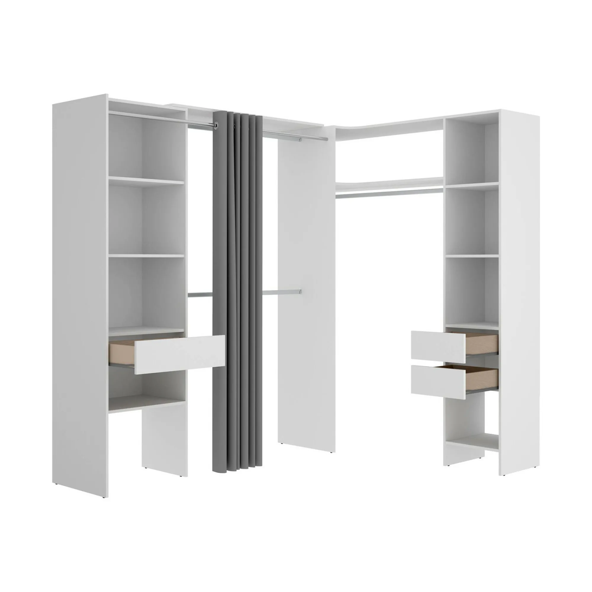 Guardaroba grande Pali, 214x141 h205 cm,<Dmora Discount