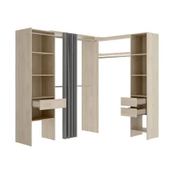 Guardaroba grande Pali, 214x141 h205 cm,<Dmora Discount