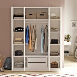 Guardaroba grande Phet, 138x50 h184 cm,<Dmora Clearance