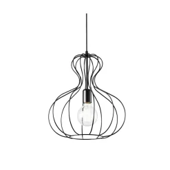 Ideal-Lux - Lampada a sospensione AMPOLLA-1 SP1 , Made in Italy, 35 x 35 x h63 cm,<Dmora Best