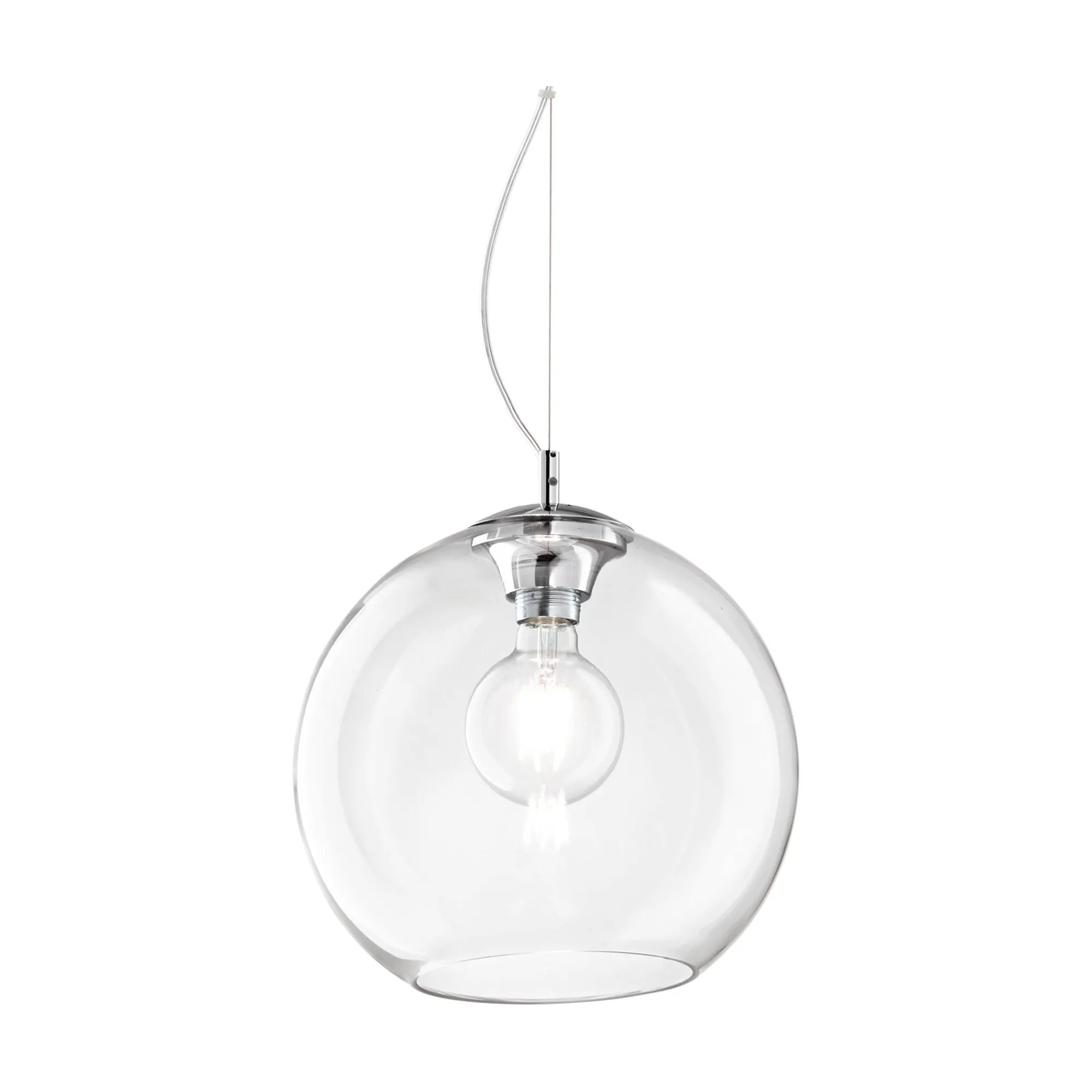 Ideal-Lux - Lampada a sospensione NEMO SP1 D30 , 30 x 30 x h53 cm,<Dmora Shop