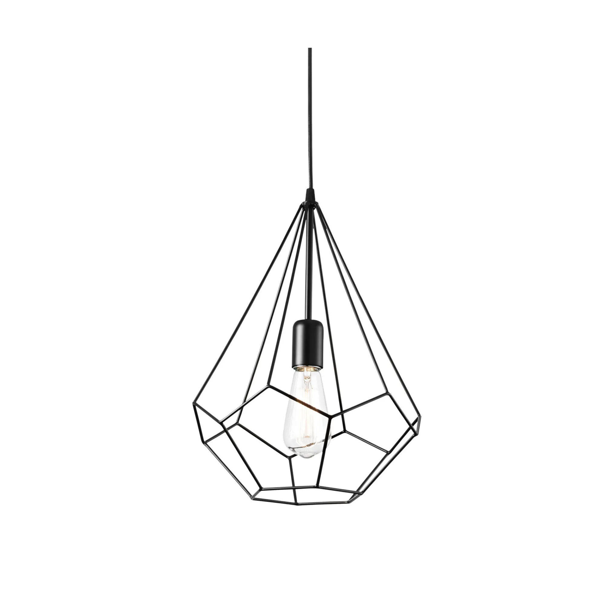 Ideal-Lux - Lampada a sospensione AMPOLLA-3 SP1 , Made in Italy, 30 x 30 x h67 cm,<Dmora Outlet