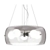 Ideal-Lux - Lampada a sospensione AUDI-10 SP5 FUME', 49 x 49 x h47 cm,<Dmora Shop
