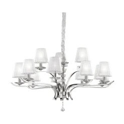 Ideal-Lux - Lampada a sospensione PEGASO SP12 , 102 x 102 x h83 cm,<Dmora Outlet