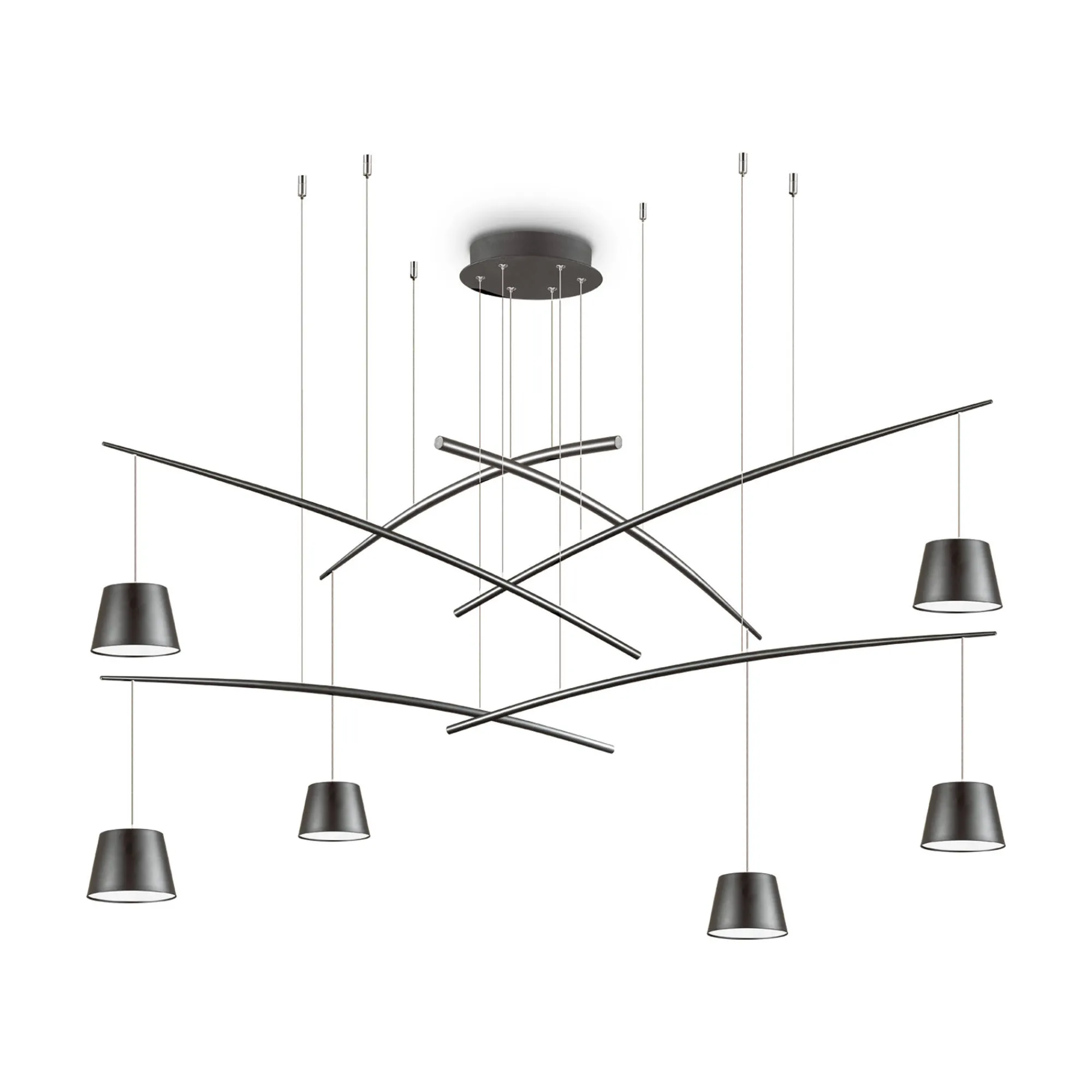 Ideal-Lux - Lampada a sospensione FISH SP6, 160 x 160 x h253 cm,<Dmora Hot