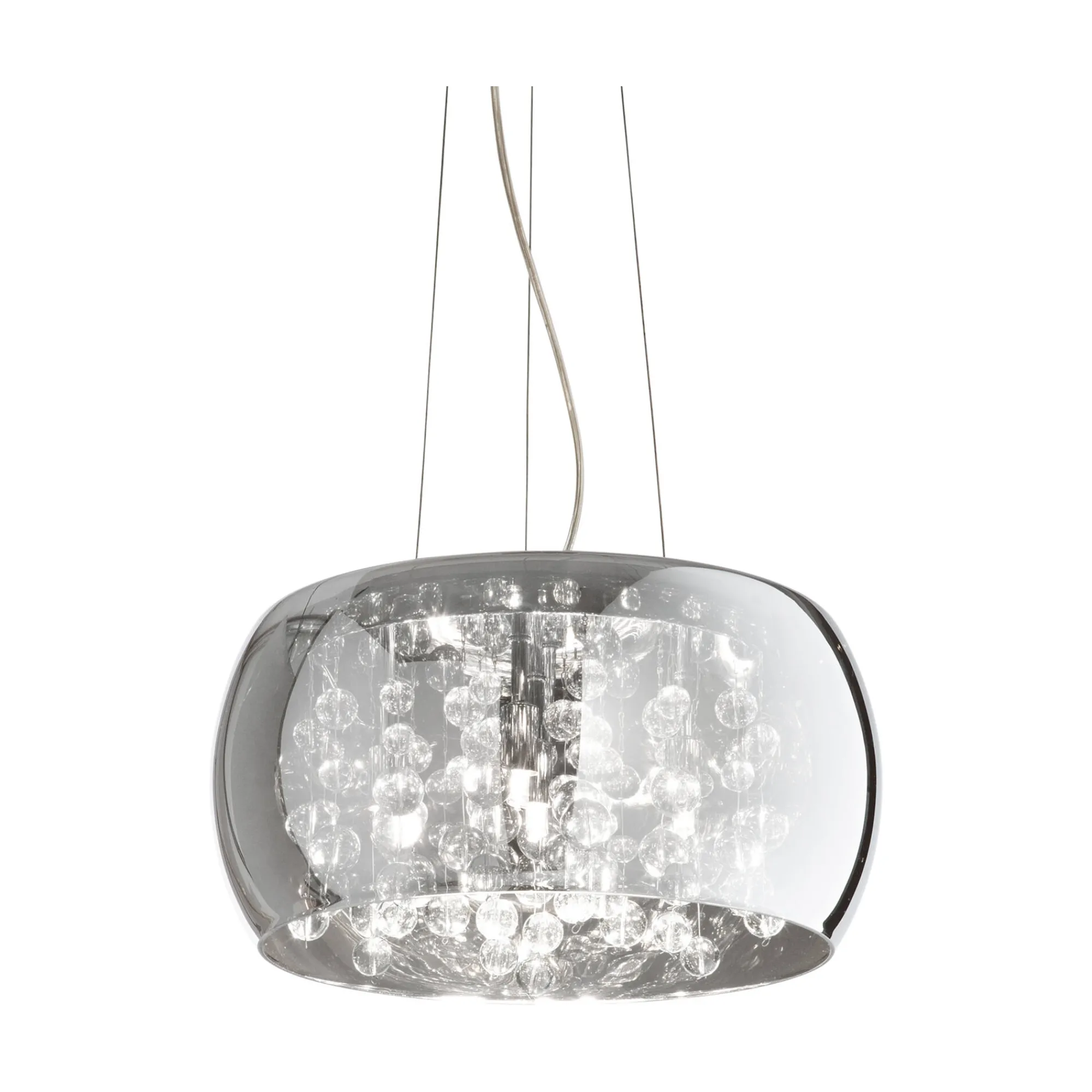 Ideal-Lux - Lampada a sospensione AUDI-80 SP5 FUME', 40 x 40 x h45 cm,<Dmora Hot