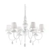 Ideal-Lux - Lampada a sospensione BLANCHE SP6 , 78 x 78 x h96 cm,<Dmora Fashion