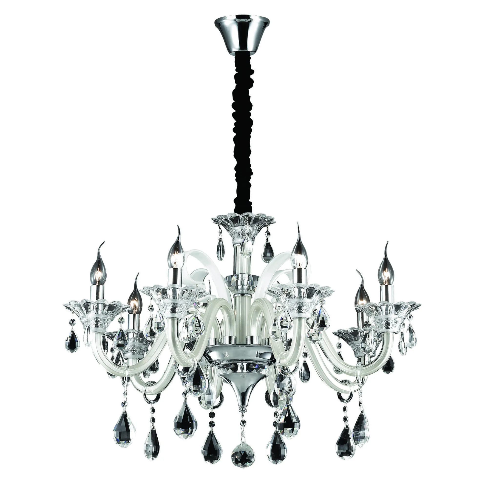 Ideal-Lux - Lampada a sospensione COLOSSAL SP8 AVORIO, 78 x 78 x h77 cm,<Dmora Best