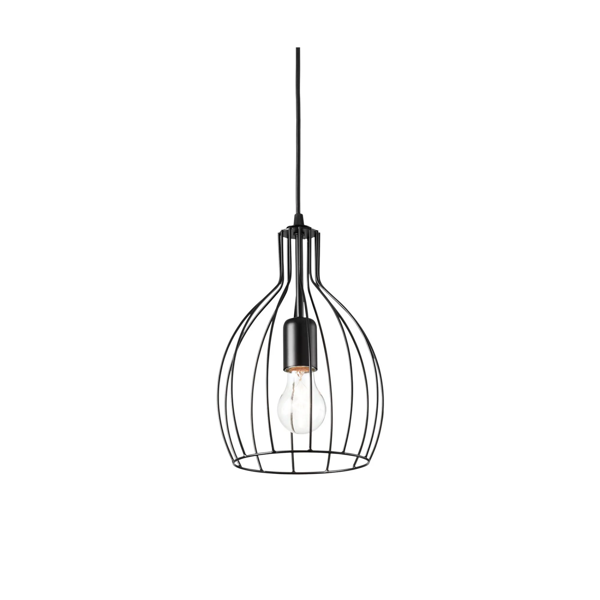 Ideal-Lux - Lampada a sospensione AMPOLLA-2 SP1 , Made in Italy, 21 x 21 x h57 cm,<Dmora Flash Sale