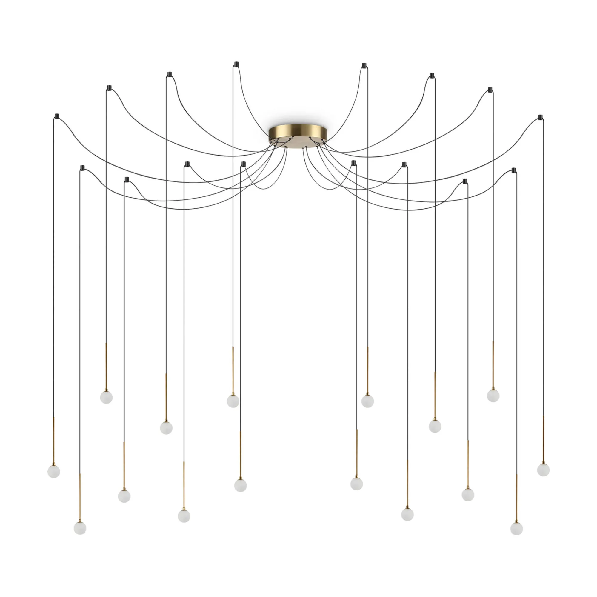 Ideal-Lux - Lampada a sospensione LUCCIOLA SP16 , 20 x 20 x h45 cm,<Dmora Store