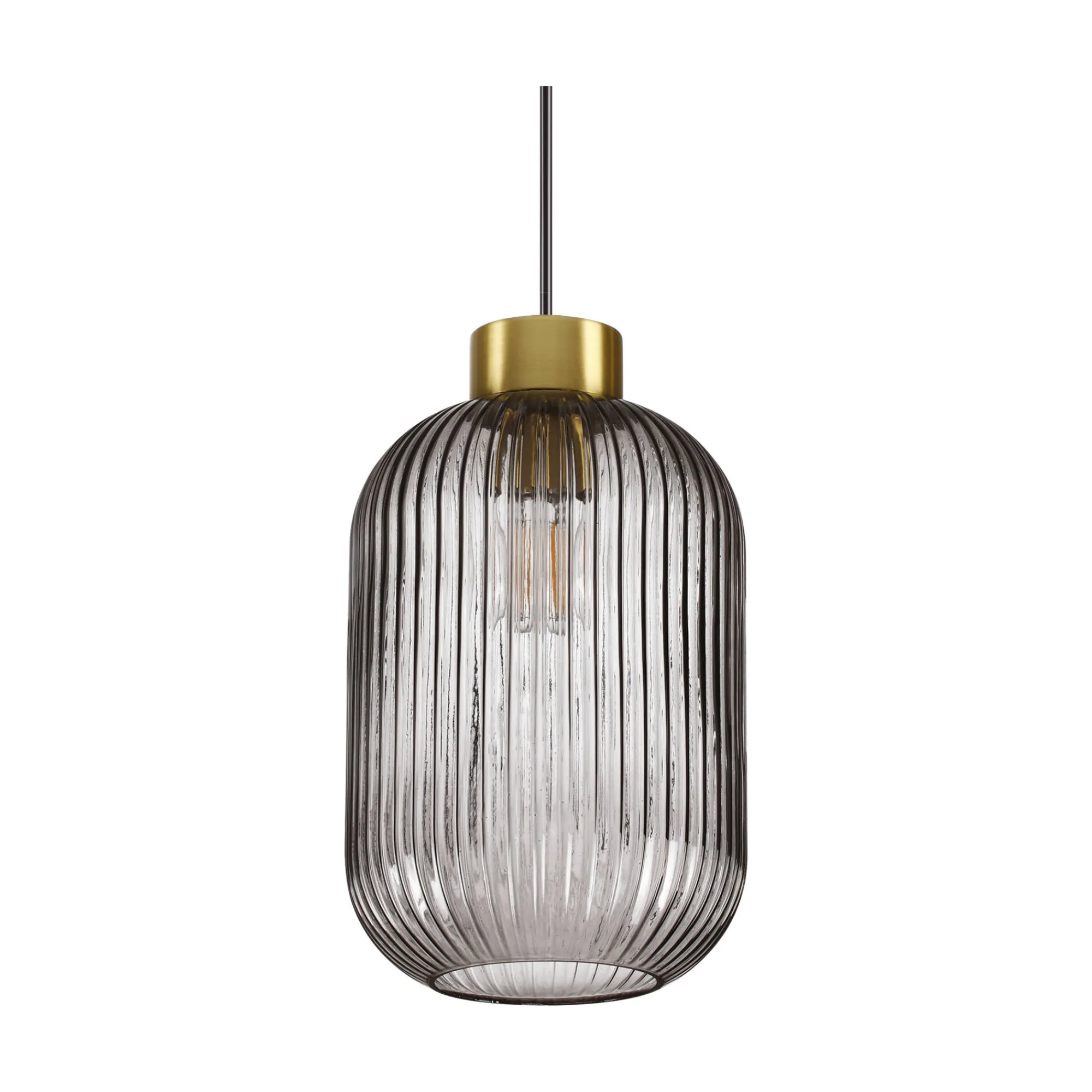 Ideal-Lux - Lampada a sospensione MINT-3 SP1 FUME', 20 x 20 x h55 cm,<Dmora Outlet