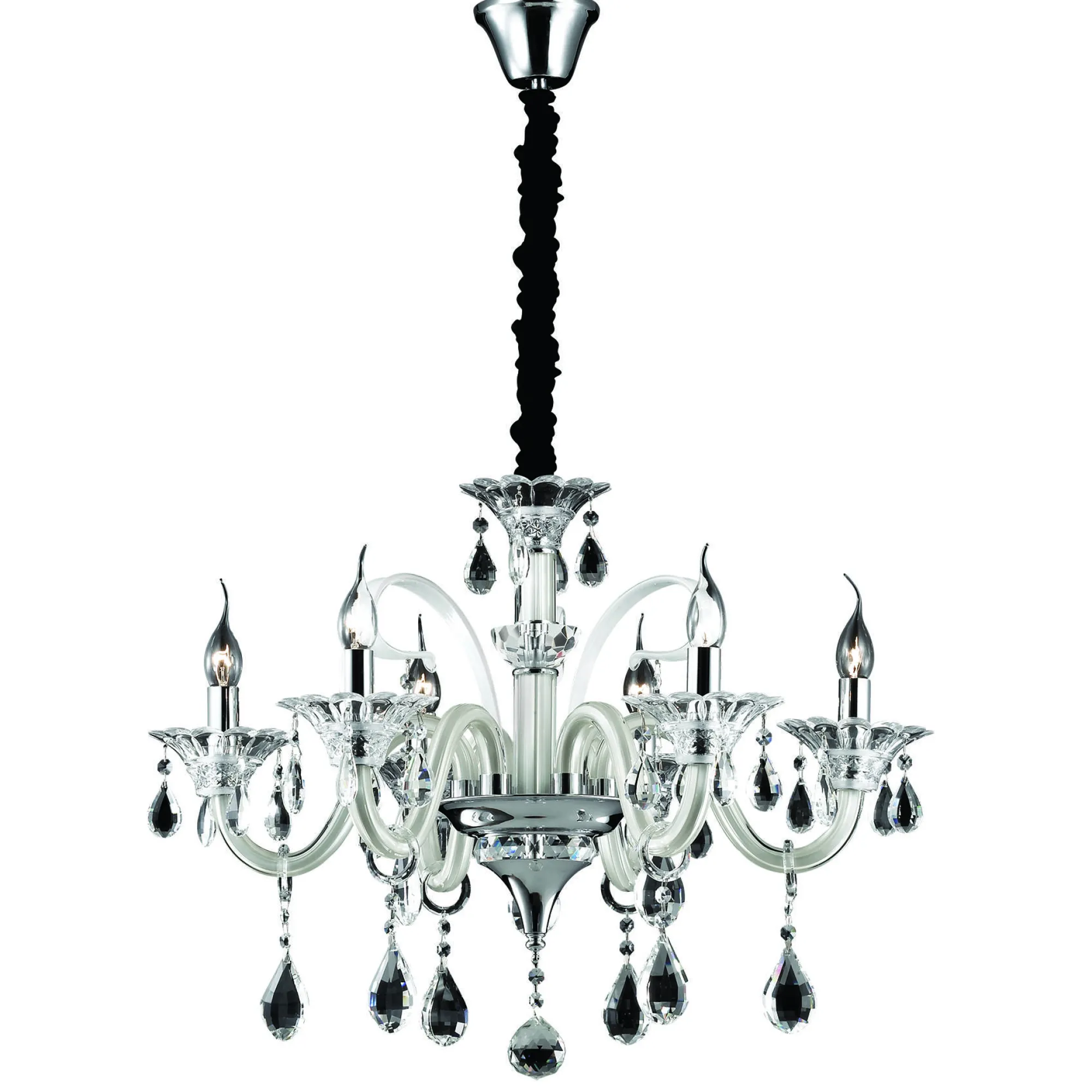 Ideal-Lux - Lampada a sospensione COLOSSAL SP6 AVORIO, 66 x 66 x h78 cm,<Dmora Shop