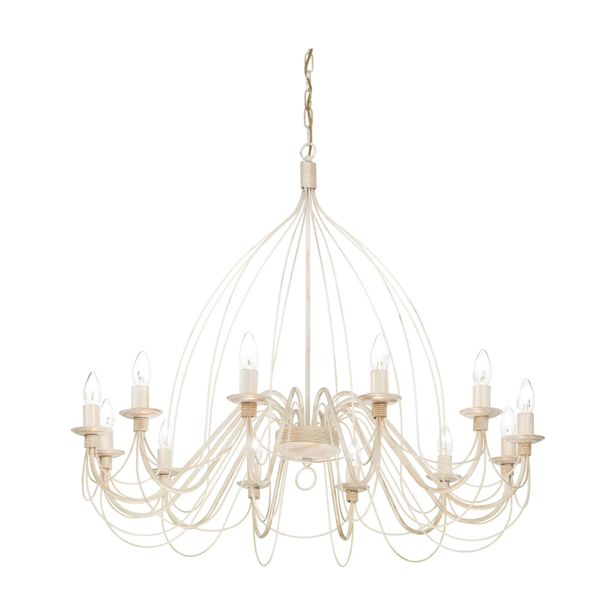 Ideal-Lux - Lampada a sospensione CORTE SP12 , Made in Italy, 95 x 95 x h108 cm,<Dmora Cheap