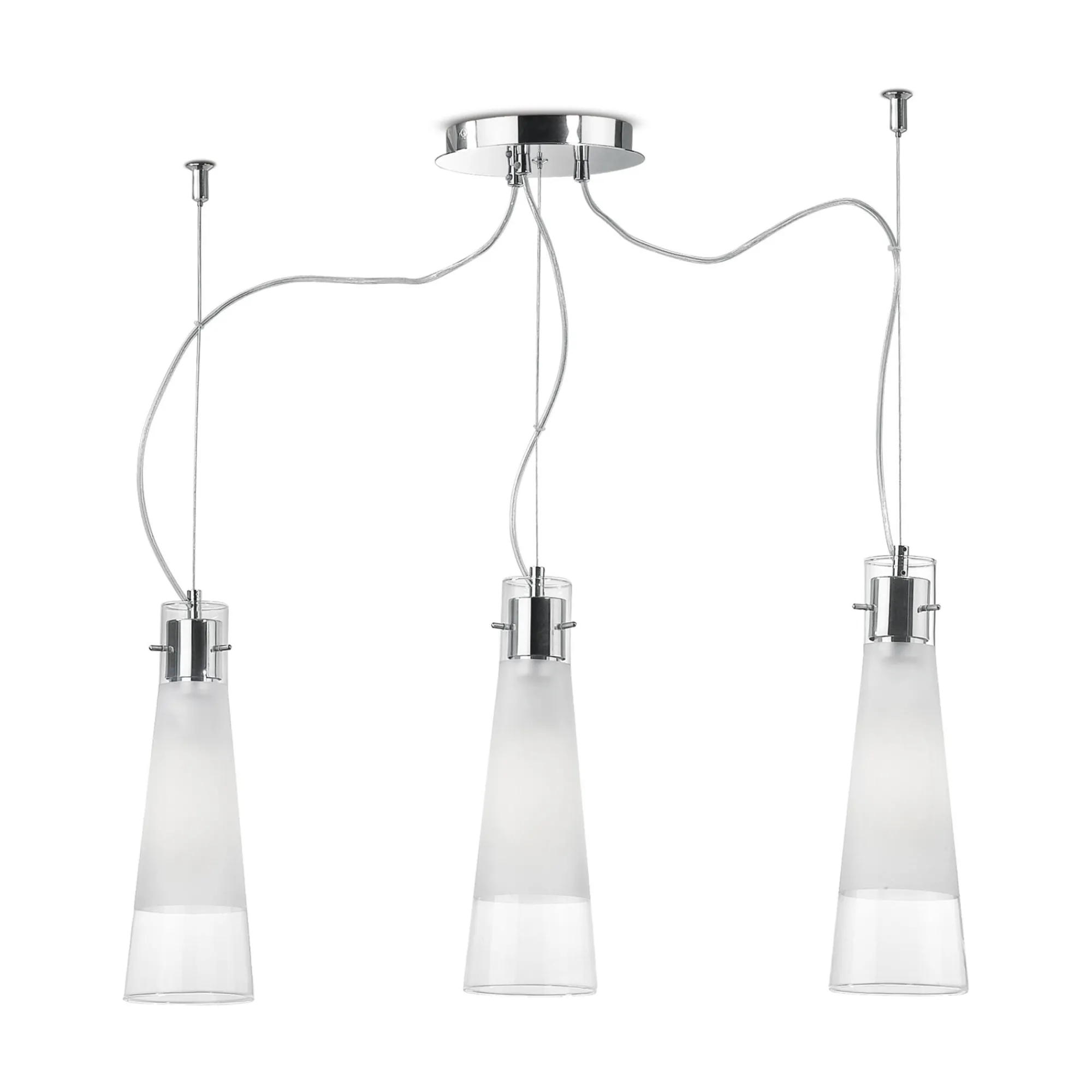 Ideal-Lux - Lampada a sospensione KUKY SP3, 67 x 20 x h60 cm,<Dmora Outlet