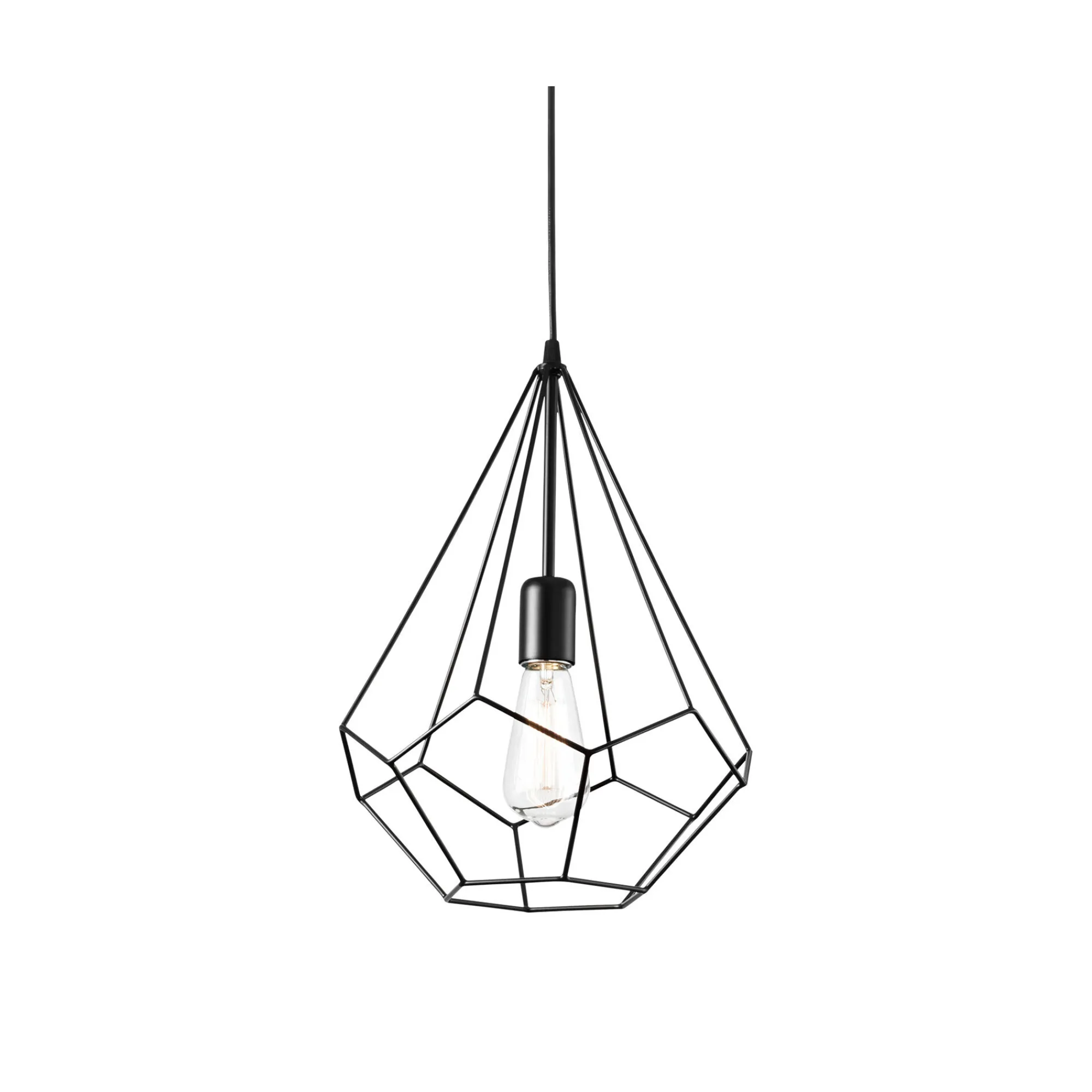 Ideal-Lux - Lampada a sospensione AMPOLLA-3 SP1 , Made in Italy, 30 x 30 x h67 cm,<Dmora Outlet