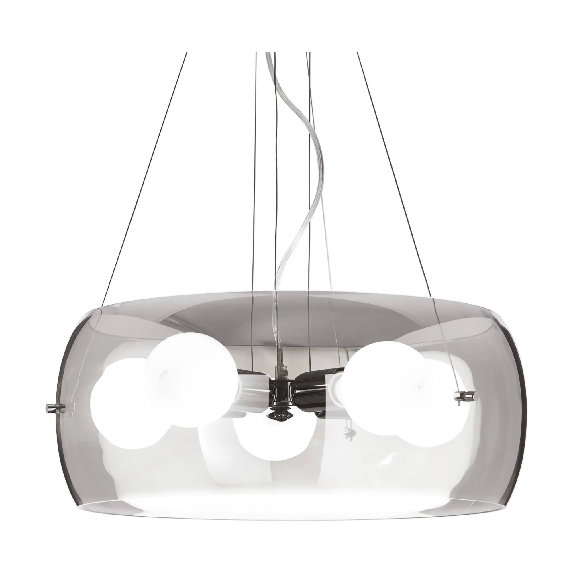 Ideal-Lux - Lampada a sospensione AUDI-10 SP5 FUME', 49 x 49 x h47 cm,<Dmora Shop