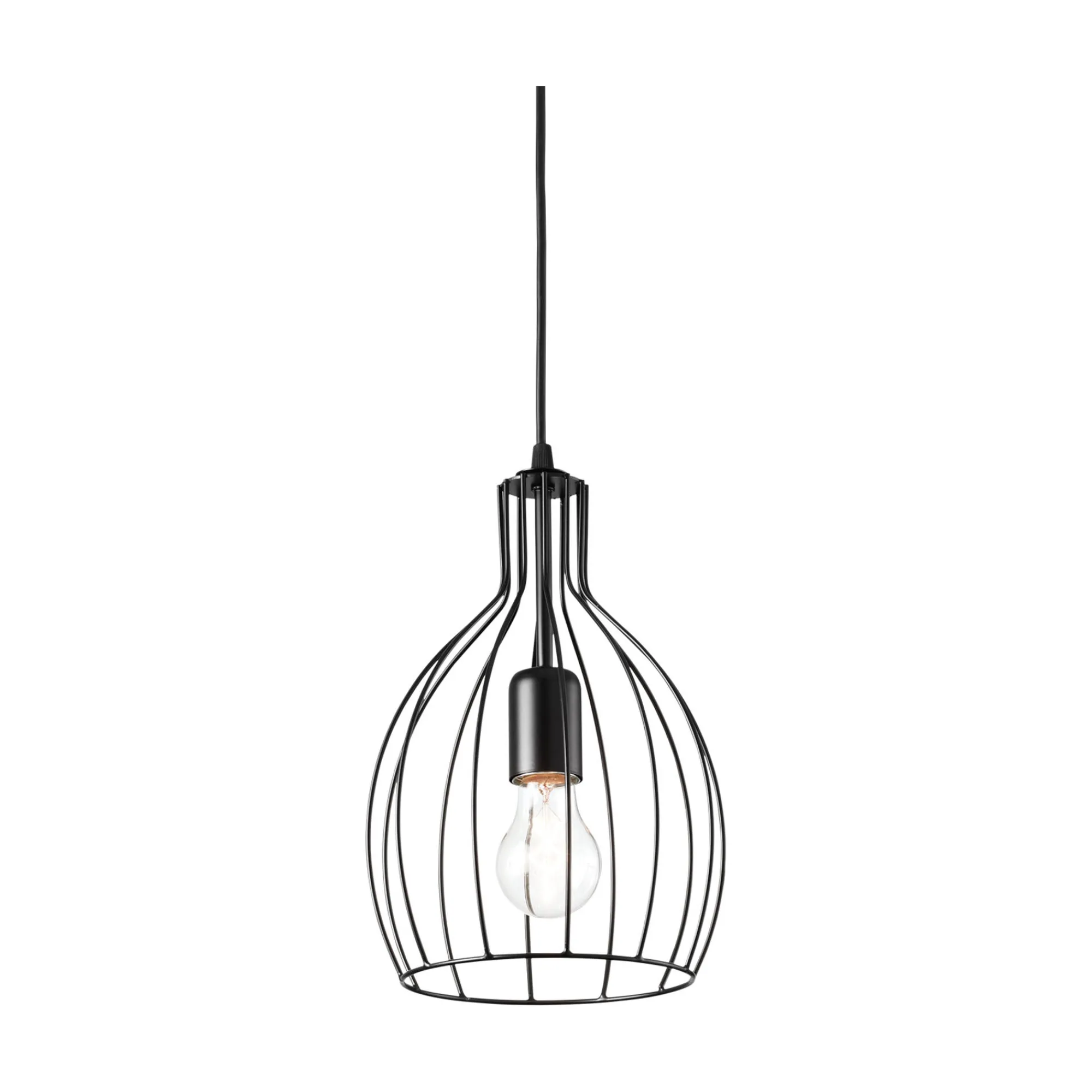 Ideal-Lux - Lampada a sospensione AMPOLLA-2 SP1 , Made in Italy, 21 x 21 x h57 cm,<Dmora Cheap
