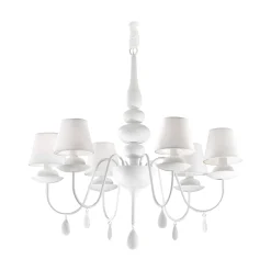 Ideal-Lux - Lampada a sospensione BLANCHE SP6 , 78 x 78 x h96 cm,<Dmora Fashion