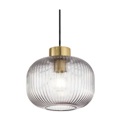 Ideal-Lux - Lampada a sospensione MINT-2 SP1 FUME', 24 x 24 x h44 cm,<Dmora Flash Sale