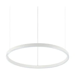 Ideal-Lux - Lampada a sospensione ORACLE SLIM SP D050 ROUND 3000K DALI WH, 50 x 50 x h28 cm,<Dmora Cheap