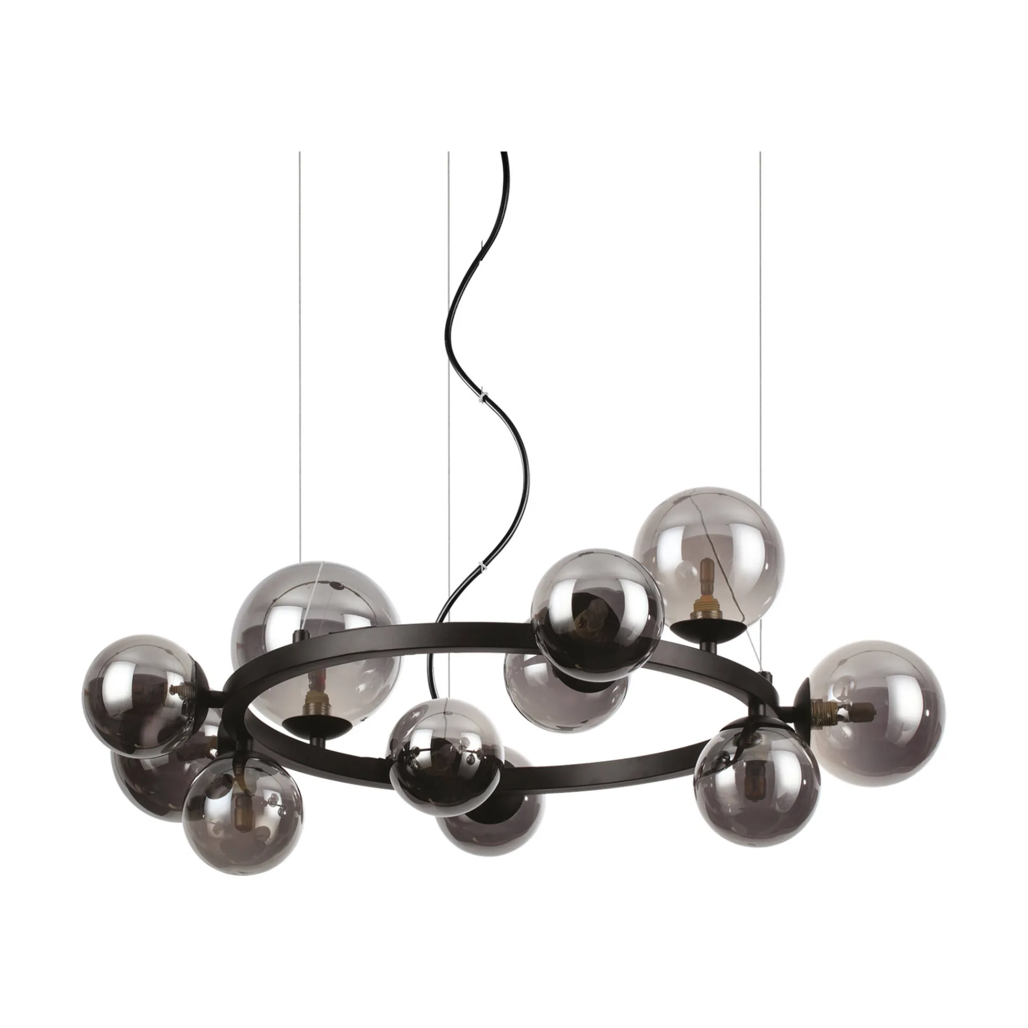 Ideal-Lux - Lampada a sospensione PERLAGE SP11 FUME', 73 x 73 x h55 cm,<Dmora Shop