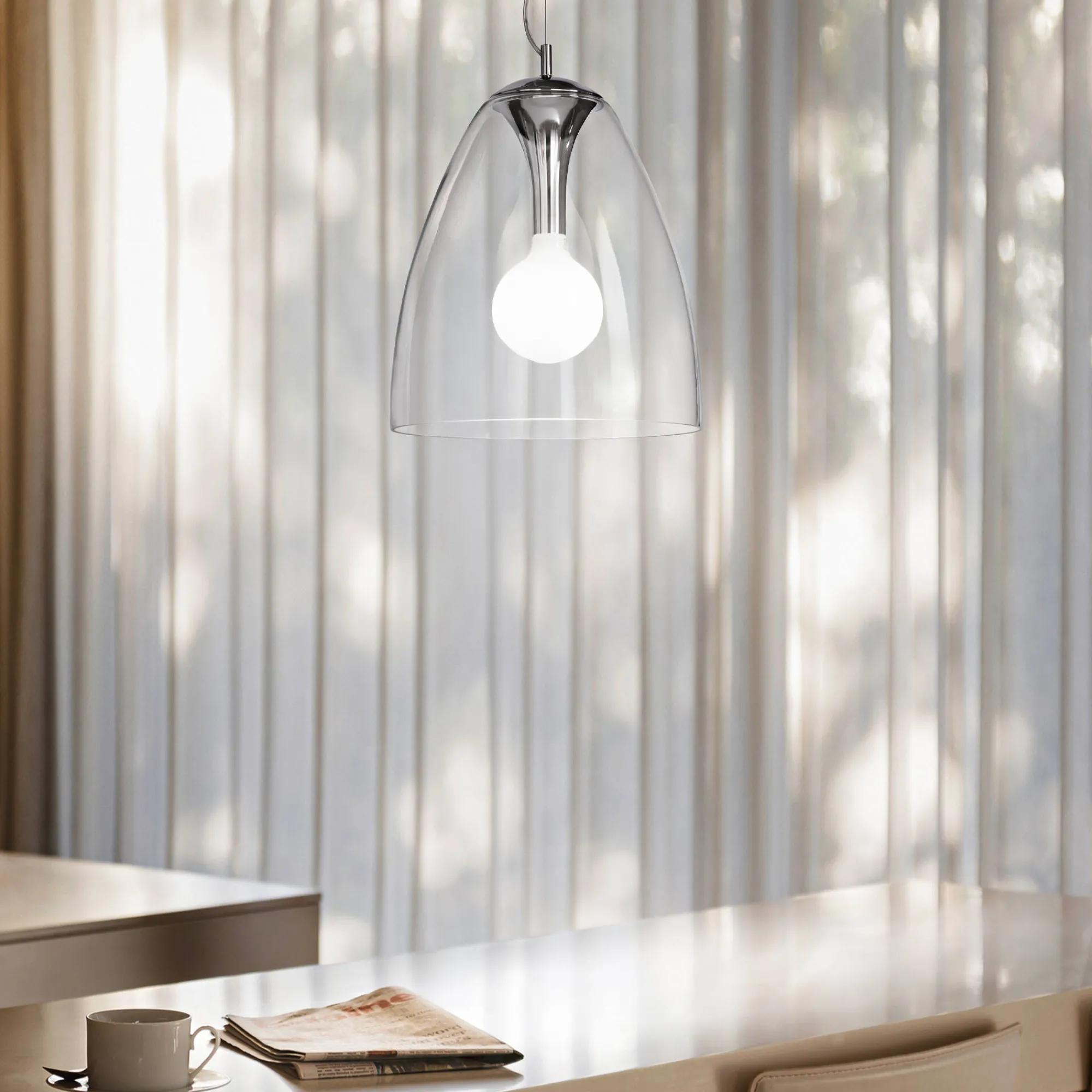 Ideal-Lux - Lampada a sospensione AUDI-20 SP1 , 35 x 35 x h74 cm,<Dmora Clearance