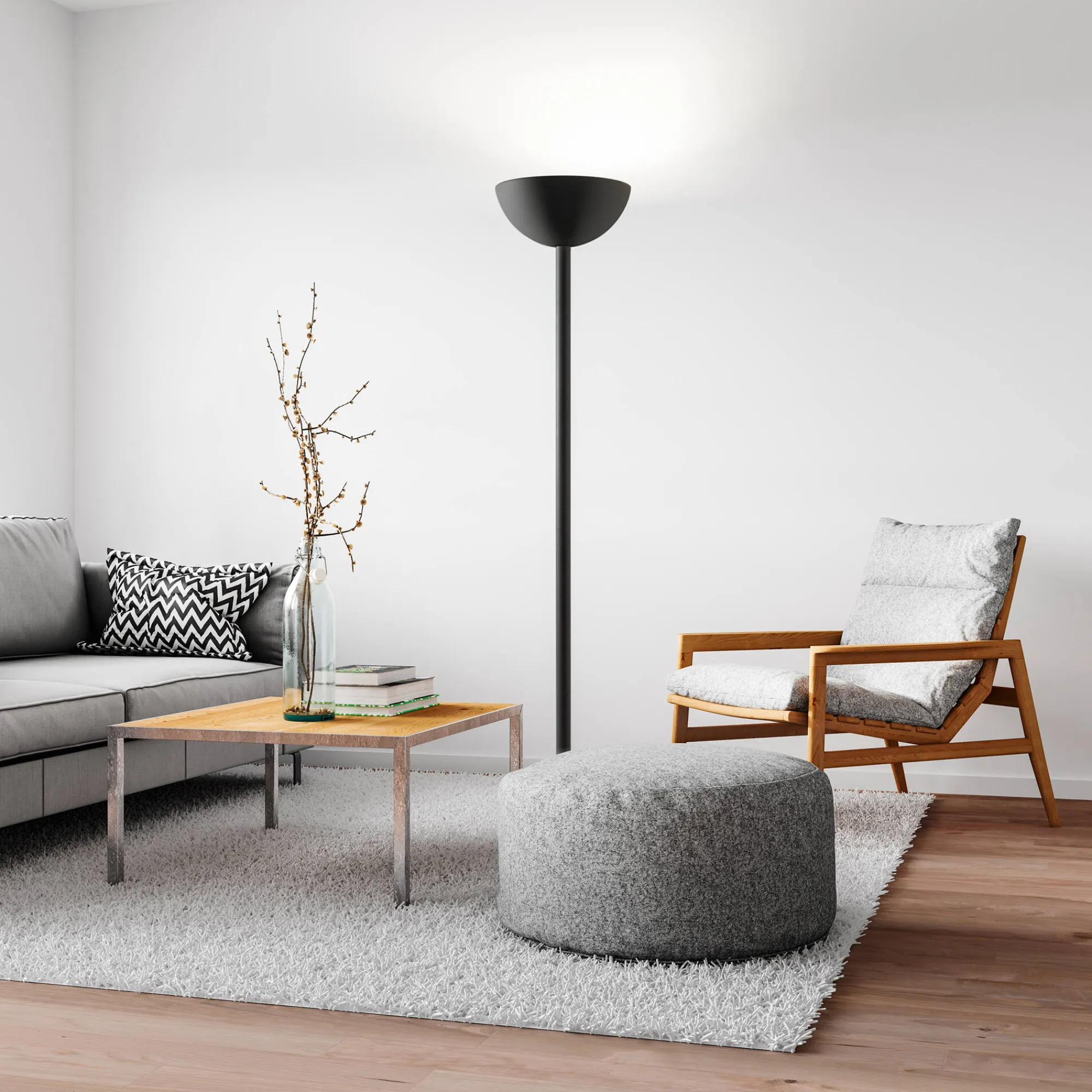 Ideal-Lux - Lampada a sospensione MIX UP SHADE CALOTTA BIG , 40 x 40 x h17 cm,<Dmora Online