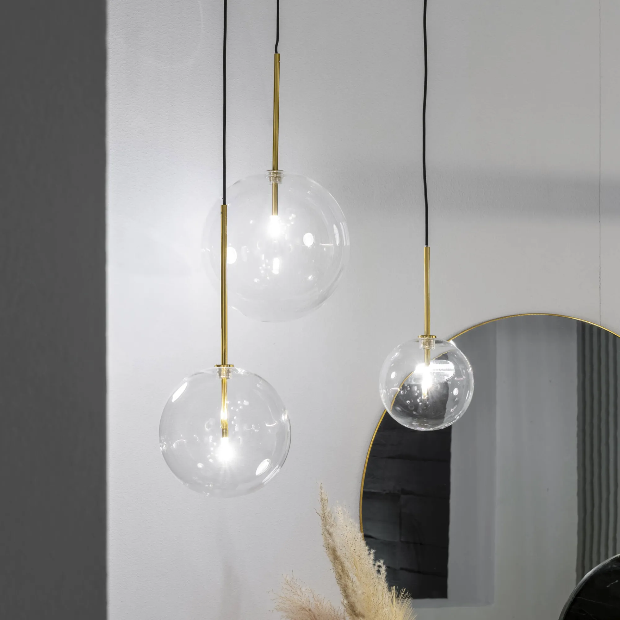 Ideal-Lux - Lampada a sospensione EQUINOXE SP1 D15 , 15 x 15 x h53 cm,<Dmora Store