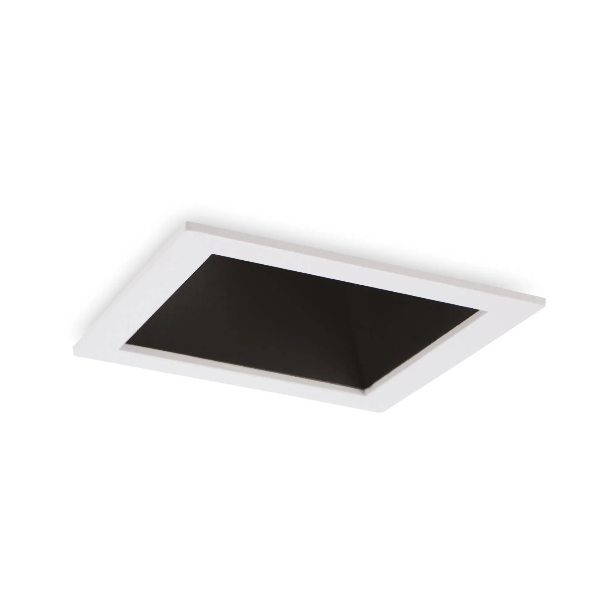 Ideal-Lux - Lampada da incasso GAME TRIM SQUARE 11W 3000K WH BK, 8 x 8 x h12 cm, Bianco e Nero<Dmora Clearance