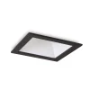 Ideal-Lux - Lampada da incasso GAME TRIM SQUARE 11W 3000K BK WH, 8 x 8 x h12 cm, Bianco e Nero<Dmora Outlet