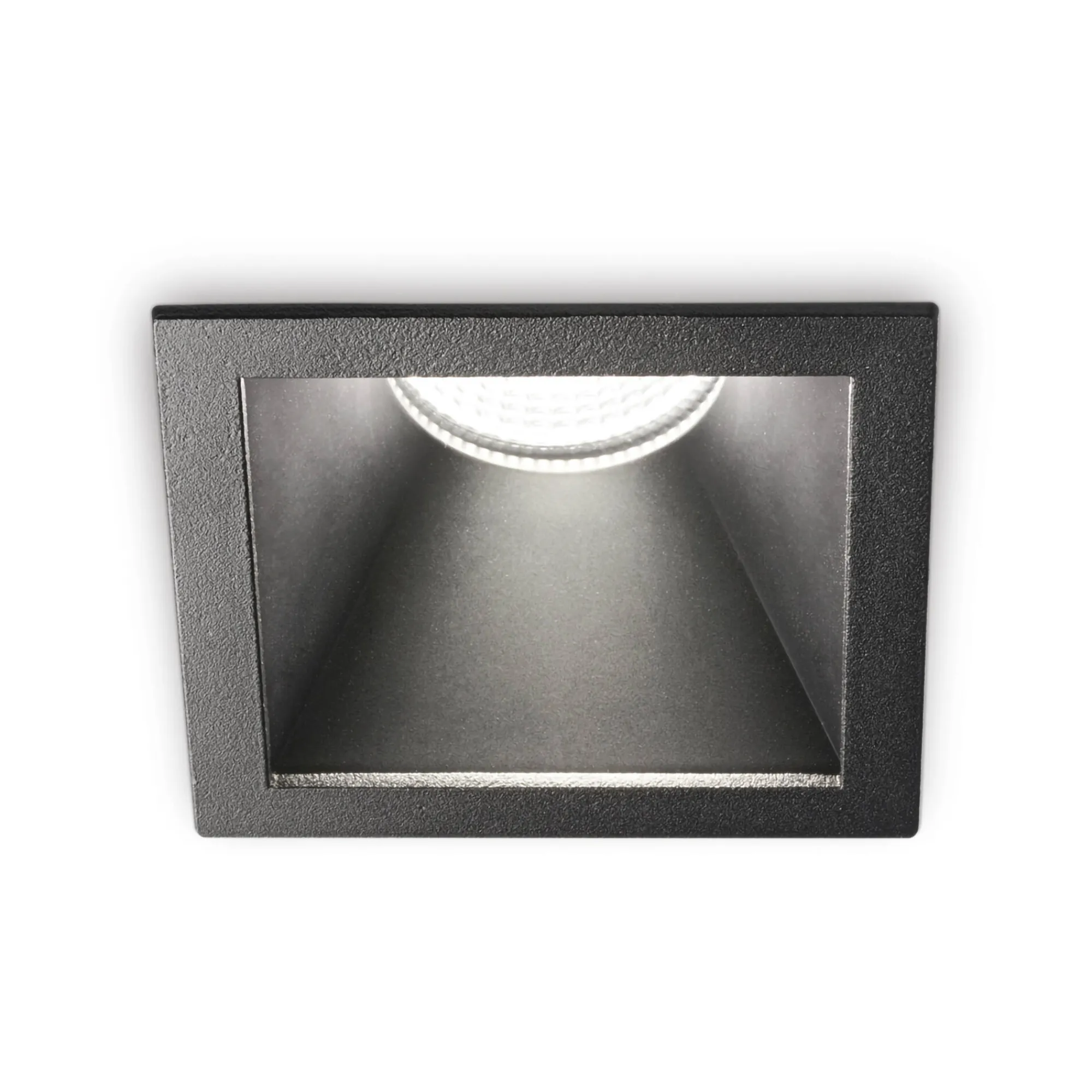 Ideal-Lux - Lampada da incasso GAME TRIM SQUARE 11W 3000K BK BK IP65, 9 x 9 x h12 cm,<Dmora Outlet