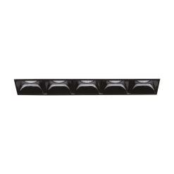 Ideal-Lux - Lampada da incasso LIKA FI TRIMLESS 12W 4000K BK, 14 x 7 x h5 cm,<Dmora Shop